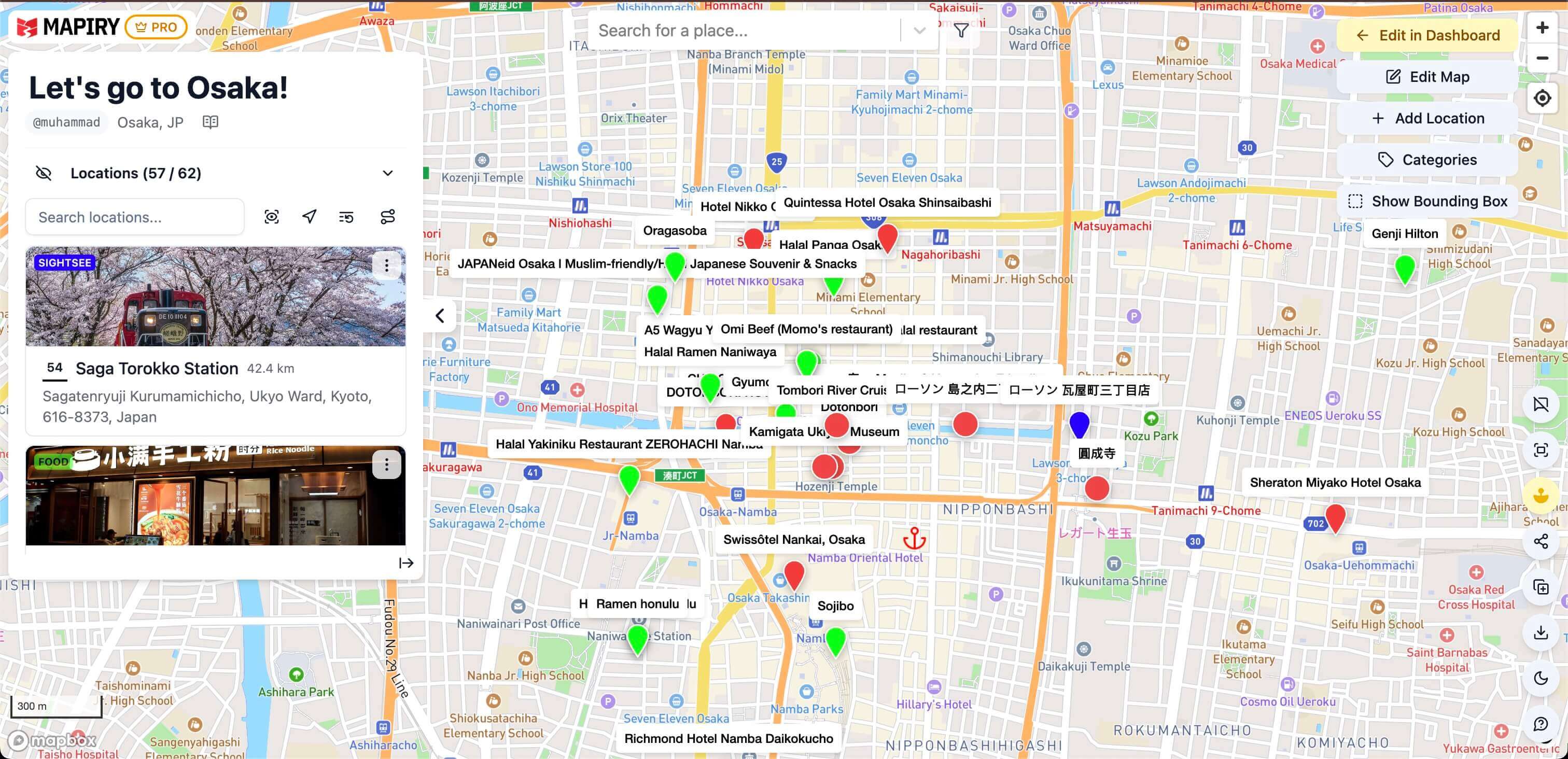 mapiry - AI-powered map creation